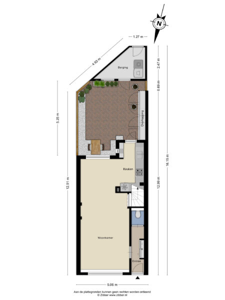 ijsselstraat 4, haarlem – plattegrond 2