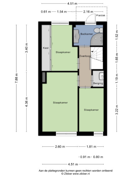 ijsselstraat 4, haarlem – plattegrond 4