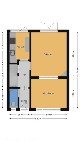 sint janslaan 84, bussum – plattegrond 2