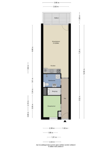 pieter van musschenbroekstraat 107, haarlem – plattegrond