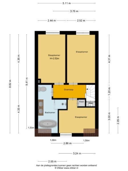 lourens costerstraat 14, haarlem – plattegrond 3