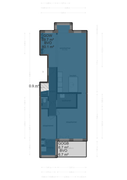 ceintuurbaan 199 1, amsterdam – plattegrond 2