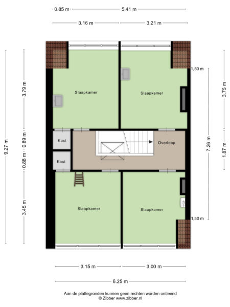 koninginneweg 34, haarlem – plattegrond
