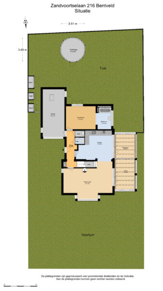 zandvoortselaan 216, bentveld – plattegrond 5