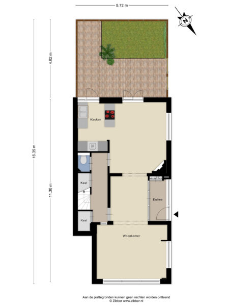 vinkenstraat 36, haarlem – plattegrond