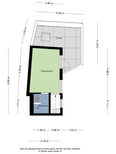 kleine houtstraat 39zw, haarlem – plattegrond 2
