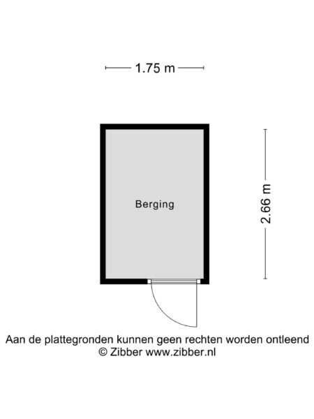 bloemhofstraat 16h, haarlem – plattegrond 2