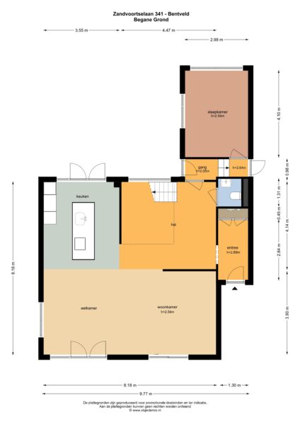 zandvoortselaan 341, bentveld – plattegrond 3