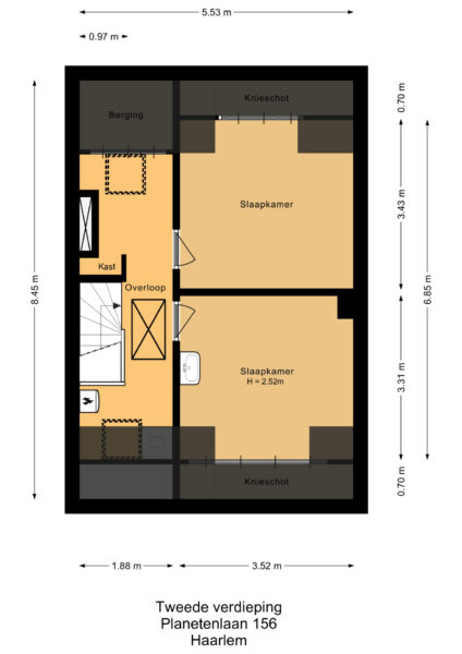 planetenlaan 156, haarlem – plattegrond 6
