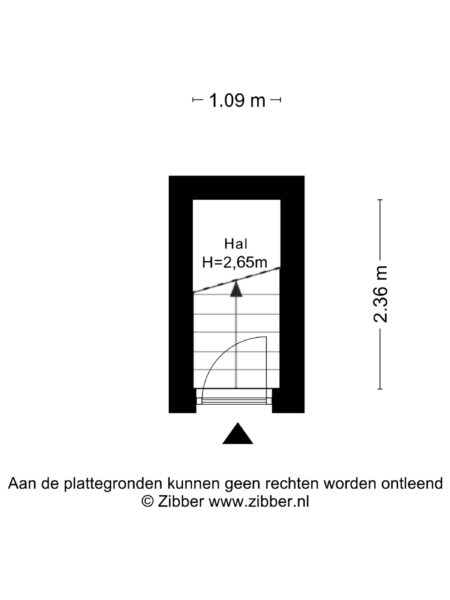 lange herenvest 104c 2, haarlem – plattegrond
