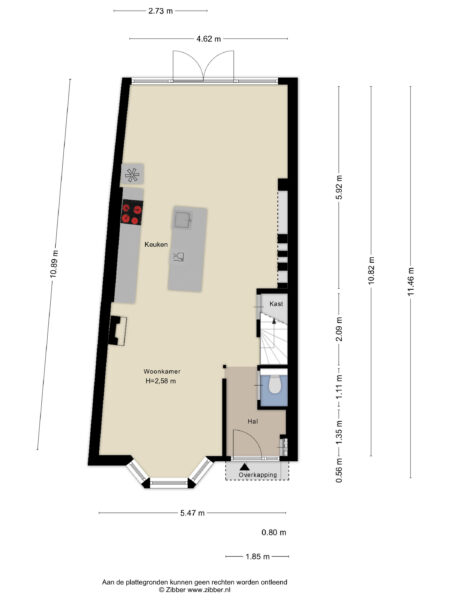 ooievaarstraat 23, haarlem – plattegrond 4