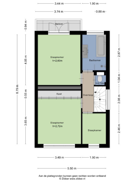 regentesselaan 14, haarlem – plattegrond 4