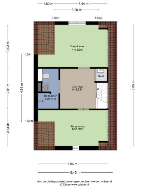 regentesselaan 14, haarlem – plattegrond 3