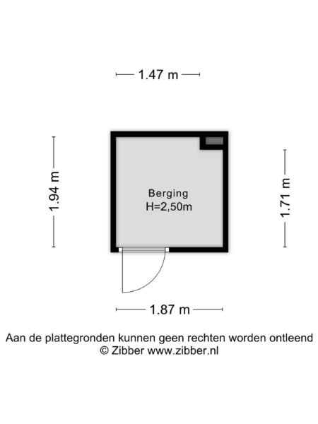 gedempte voldersgracht 4 0033, haarlem – plattegrond
