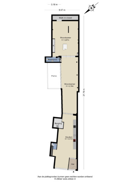 nassaulaan 68, haarlem – plattegrond 4