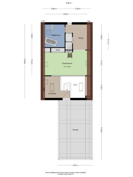 nassaulaan 68, haarlem – plattegrond 7