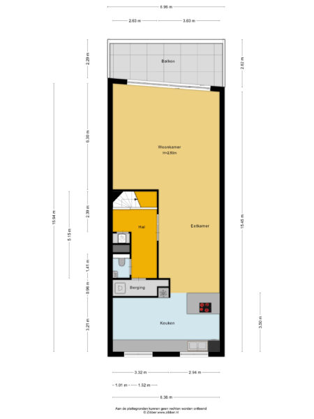 egelantierlaan 41, haarlem – plattegrond 4