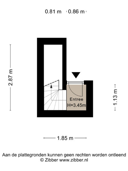 riviervismarkt 11b, haarlem – plattegrond 2