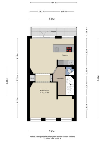 teding van berkhoutstraat 104, haarlem – plattegrond 2